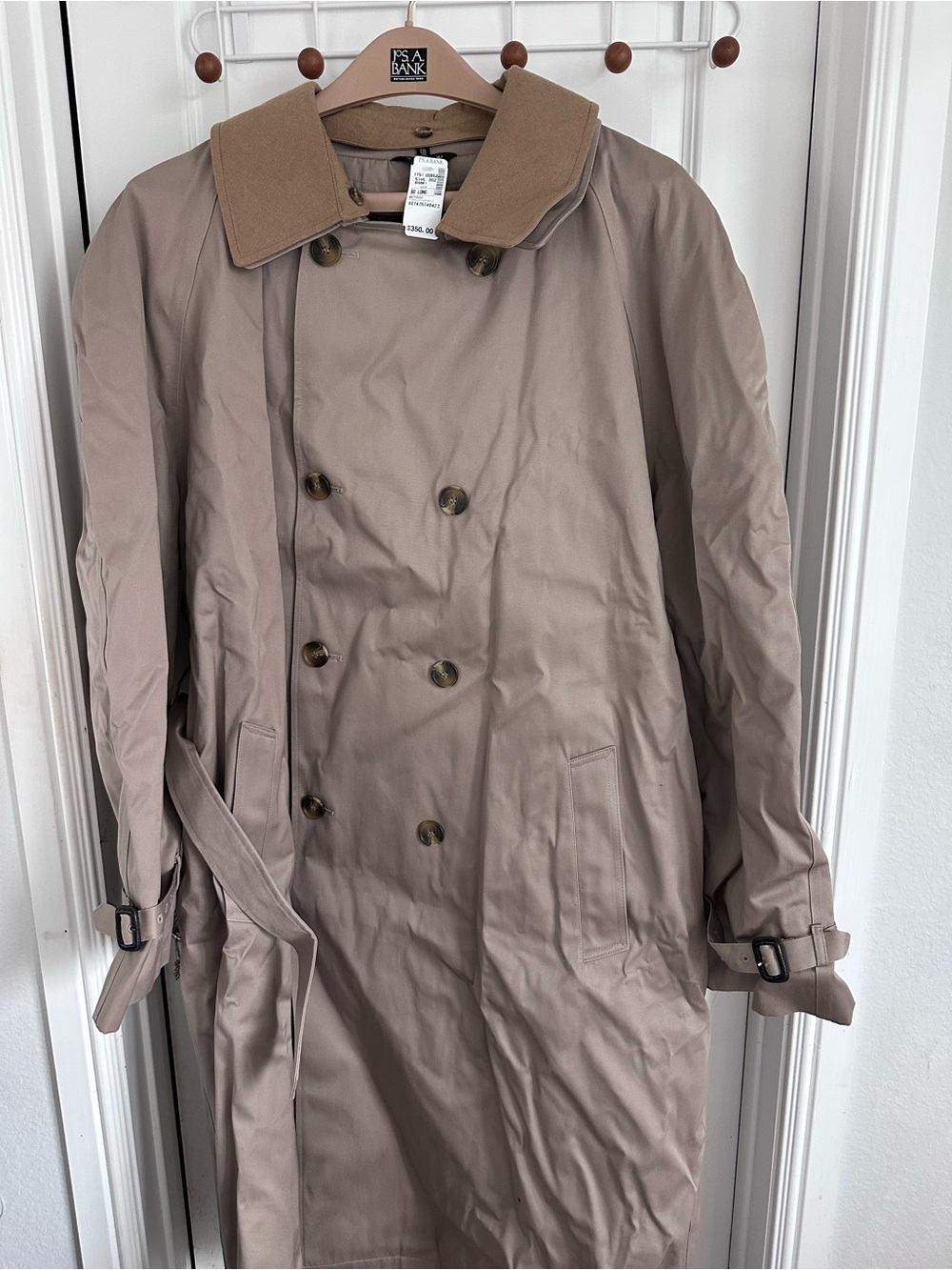 Jos. A. Bank Men's Tan Trench Coat